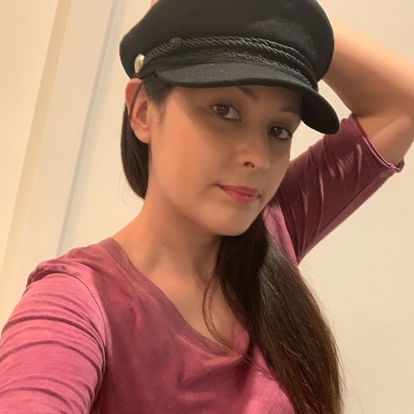 Biker Beret Womens Fashion Hat Wool Cap One Size - Picture 6 of 15